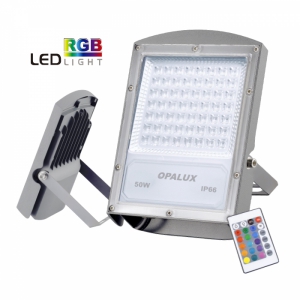 REFLECTOR LED 50W IP66 RGB OPALUX