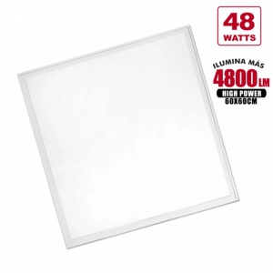 PANEL LED 60X60CM 48W IP20 4,800 LÚMENES OPALUX
