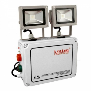 LUMINARIA DE EMERGENCIA 220V LED 2X10W MATSU