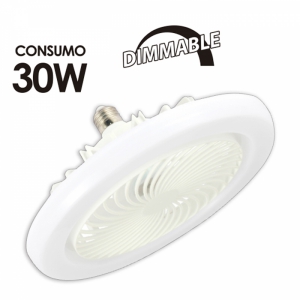 VENTILADOR MULTIFUNCIONAL LUZ LED OPALUX